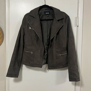 NWOT Faux Suede Jacket